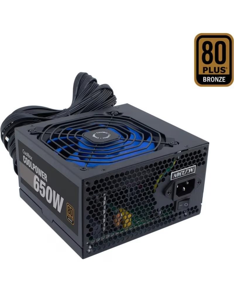 COOLBOX Fuente de alimentacion coolpower gaming atx 650w 80 bronze