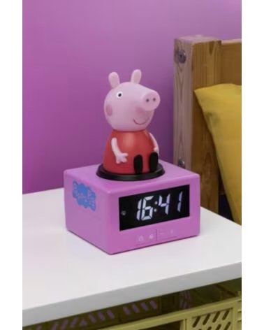 PALADONE Reloj despertador peppa pig con cable usb