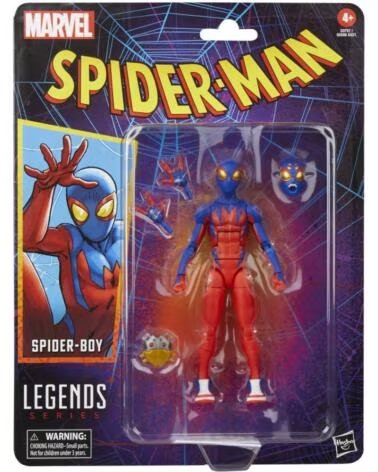 HASBRO Figura marvel legends series spider - man spider - boy