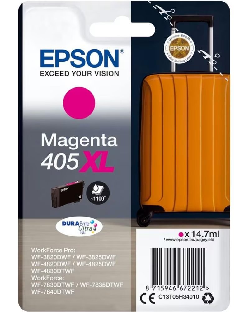 EPSON Cartucho 405xl durabrite ultra magenta