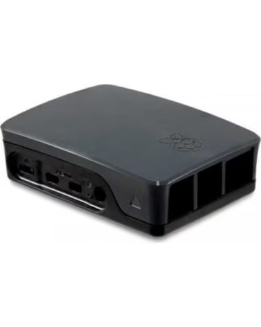 RASPBERRY Carcasa pi 4 negra y gris