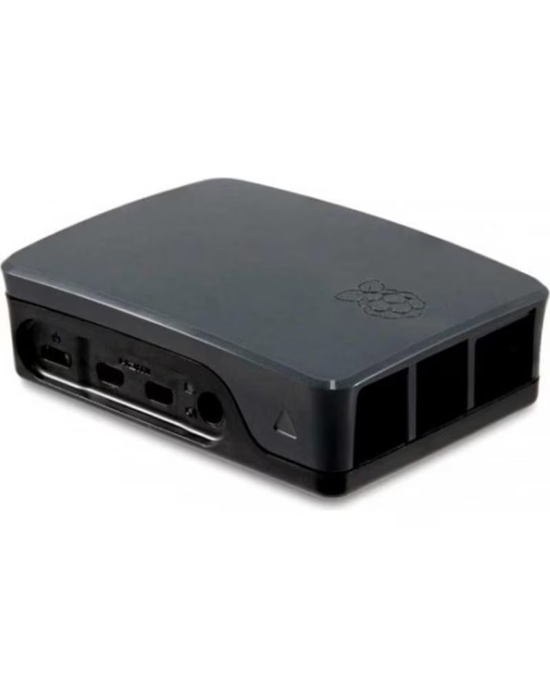 RASPBERRY Carcasa pi 4 negra y gris