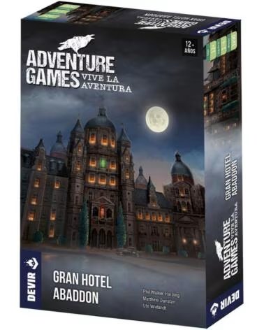 DEVIR Juego de mesa adventure games gran hotel abaddon