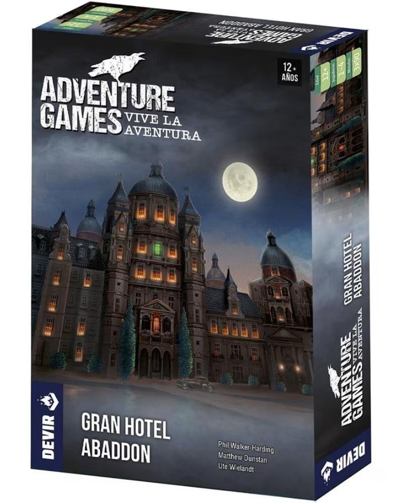DEVIR Juego de mesa adventure games gran hotel abaddon