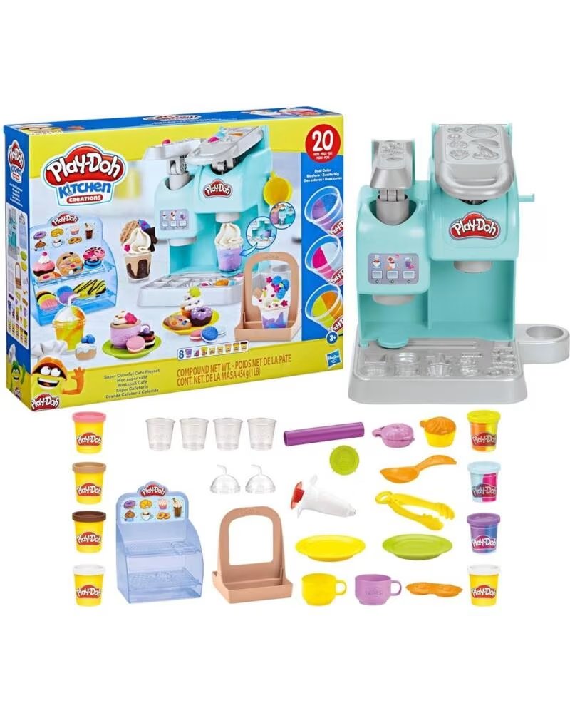 HASBRO Juguete play - doh super cafetera colorida playset