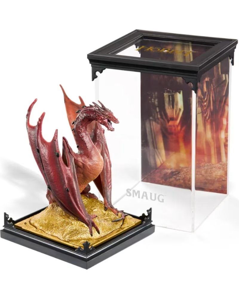 THE NOBLE COLLECTION Figura bilbo el hobbit diorama smaug