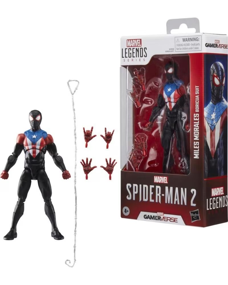 HASBRO Figura marvel legends series spider - man 2 miles morales boricua suit