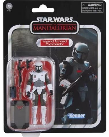 HASBRO Figura star wars the mandalorian imperial armored commando