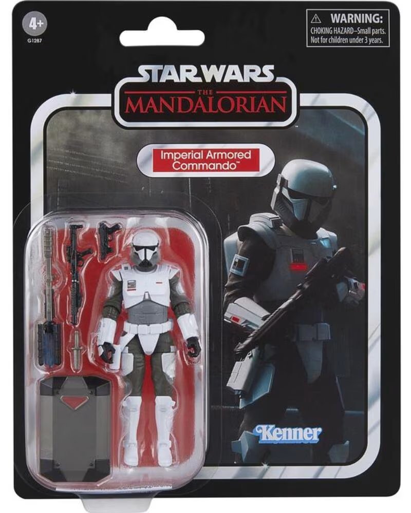 HASBRO Figura star wars the mandalorian imperial armored commando