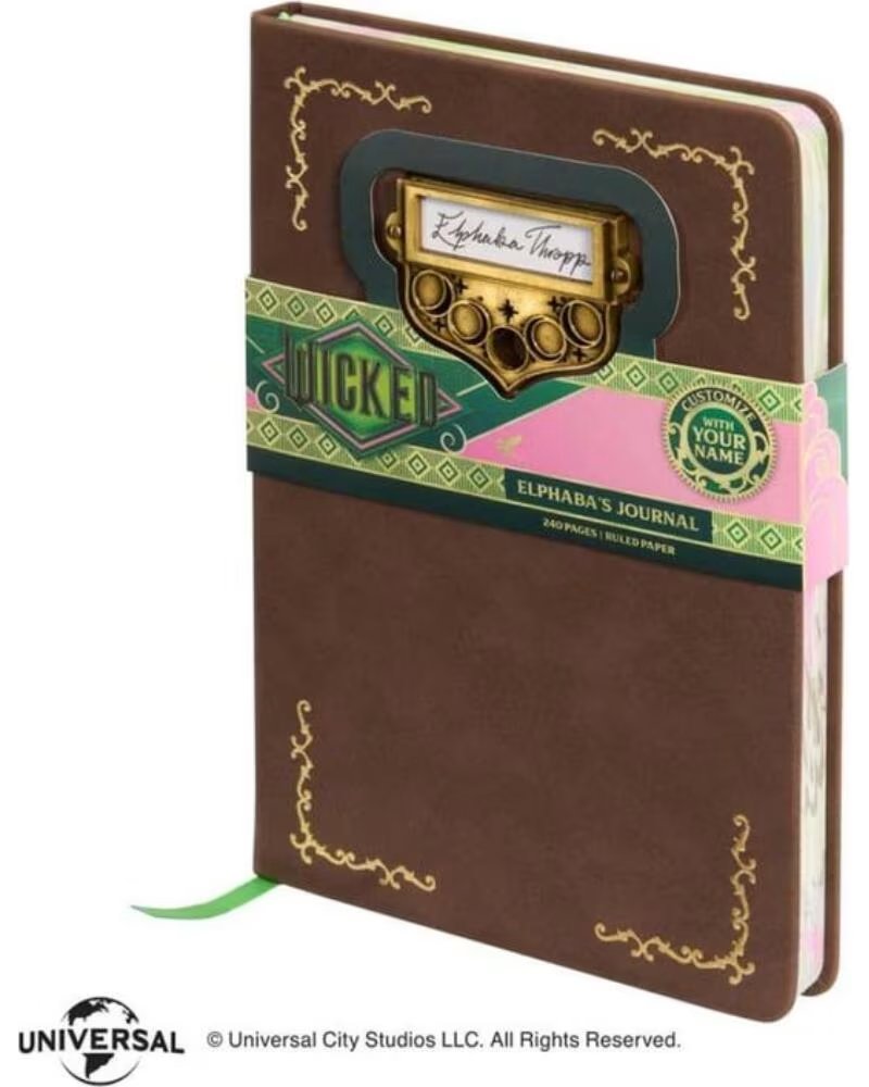 THE NOBLE COLLECTION Libreta wicked el diario de elphaba