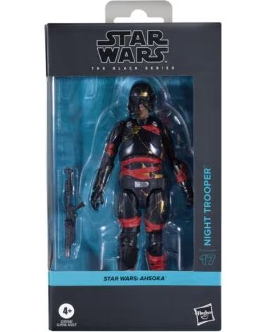 HASBRO Figura star wars the black series ahsoka night trooper