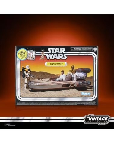 HASBRO Figura star wars landspeeder luke skywalker tatooine