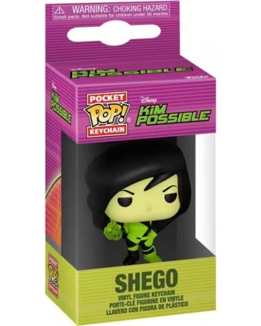 FUNKO pop keychain kim possible - shego