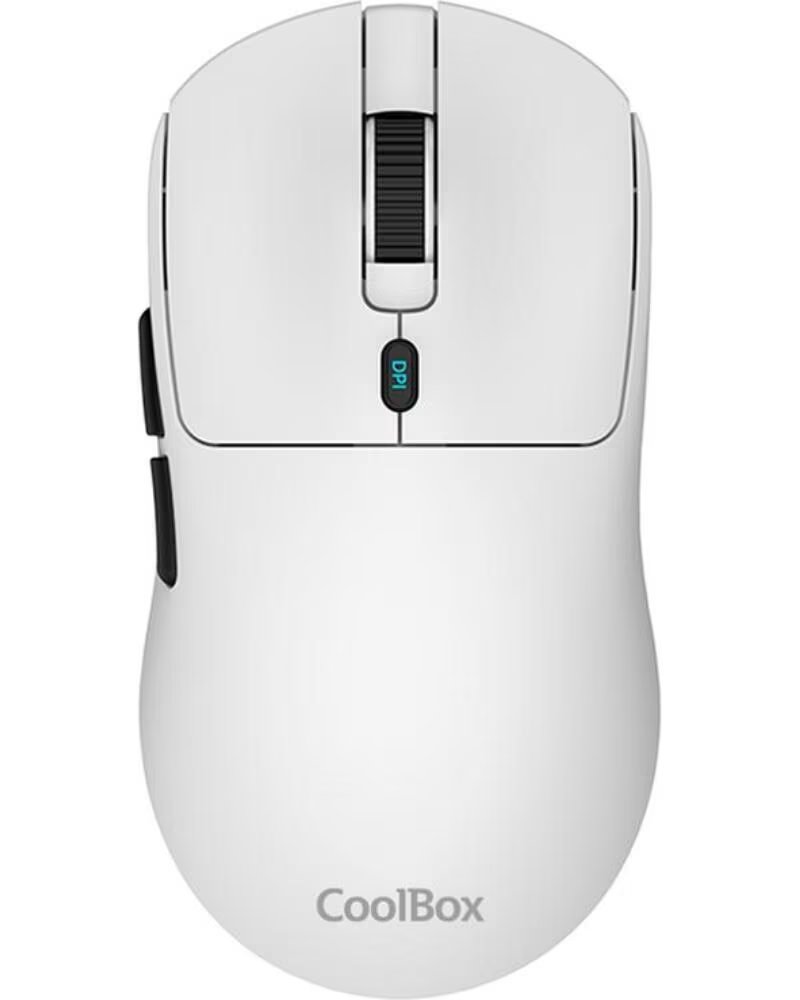COOLBOX Mouse raton w03 ultraligero blanco 10000 dpi gaming inalambrico rfbt