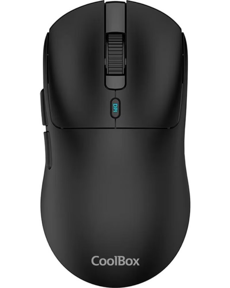 COOLBOX Mouse raton w03 ultraligero negro 10000 dpi gaming inalambrico rfbt