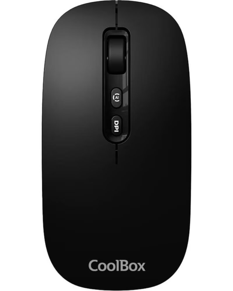 COOLBOX Mouse raton ia w02 negro 1600 dpi inalambrico rfbt