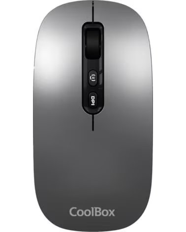 COOLBOX Mouse raton ia w02 gris 1600 dpi inalambrico rfbt