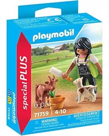 PLAYMOBIL - mujer con cabras