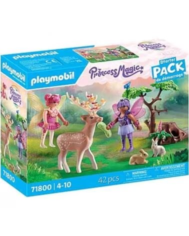 PLAYMOBIL - starter pack hadas con animales del bosque