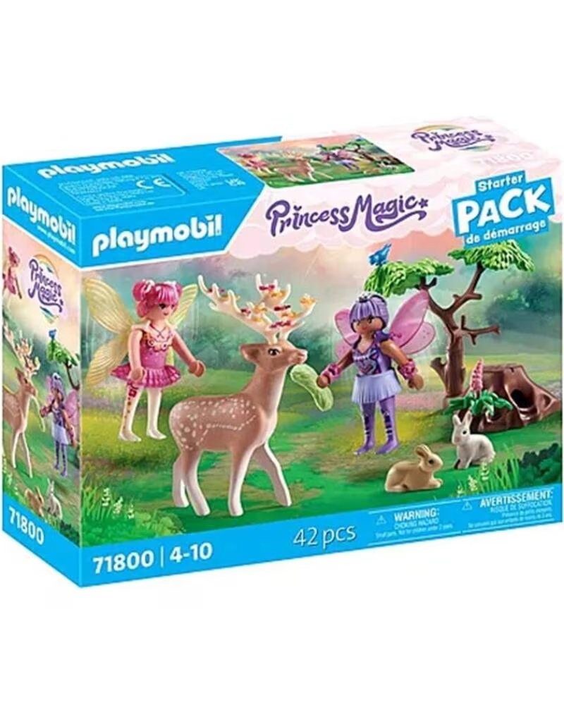 PLAYMOBIL - starter pack hadas con animales del bosque