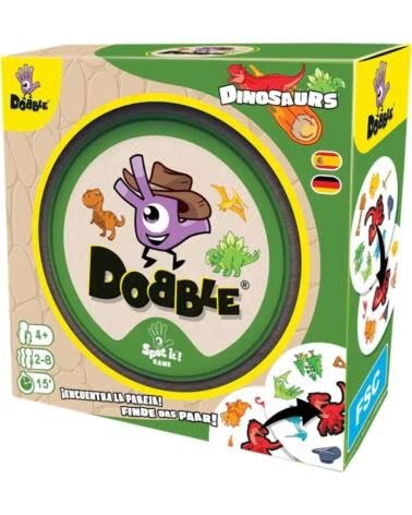 ASMODEE Juego de mesa dobble dinosaurios