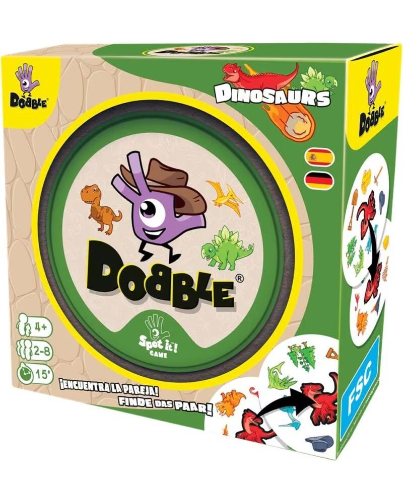 ASMODEE Juego de mesa dobble dinosaurios
