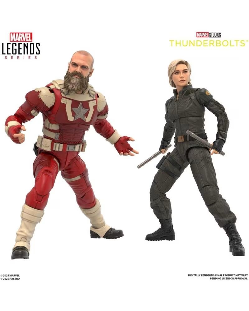HASBRO Figura marvel studios thunderbolts marvel legends series yelena belova red guardian 15cm