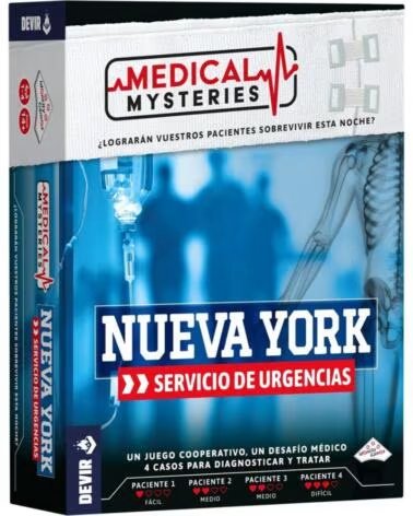 DEVIR Juego de mesa medical mysteries new york