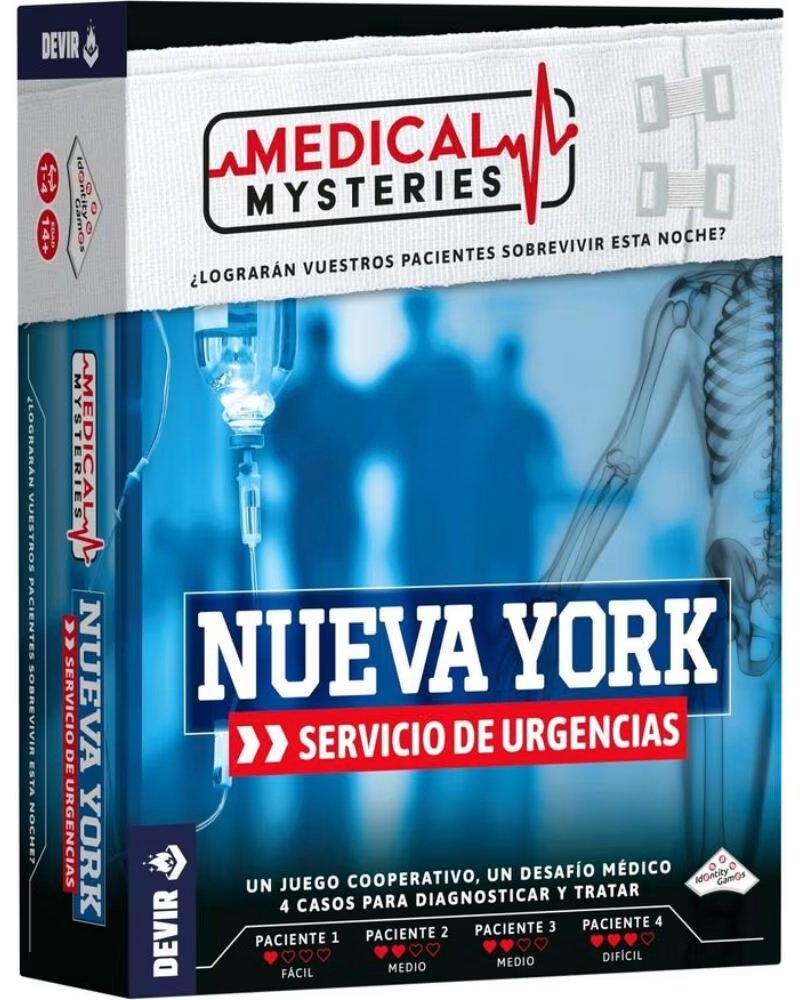 DEVIR Juego de mesa medical mysteries new york