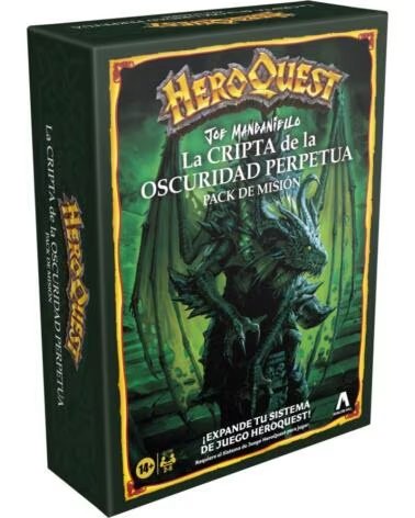 HASBRO ERWEITERUNG BRETTSPIEL HEROQUEST DIE KRYPTA DER EWIGEN FINSTERNIS