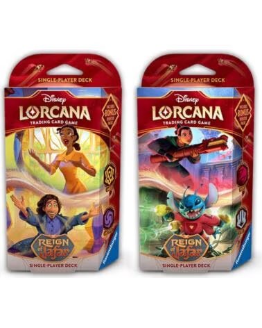 RAVENSBURGER Lorcana tcg - mazos de inicio disney reinado de jafar 8 unidades ingles