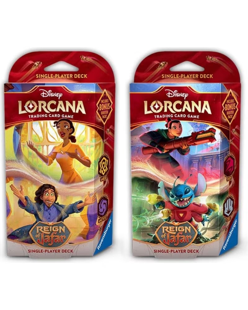 RAVENSBURGER Lorcana tcg - mazos de inicio disney reinado de jafar 8 unidades ingles