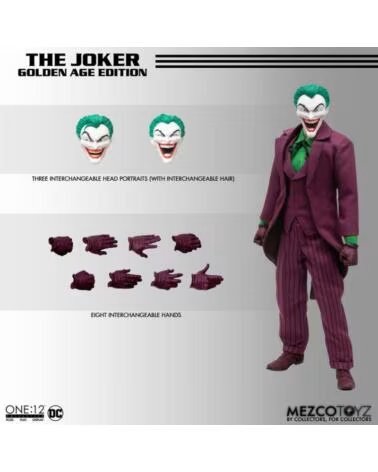 MEZCO TOYZ Figura dc universe one 12 collective the joker golden age edition 17cm