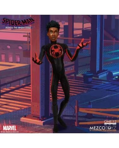 MEZCO TOYZ Figura spider - man across the spider - verse spider - man miles morales 17cm