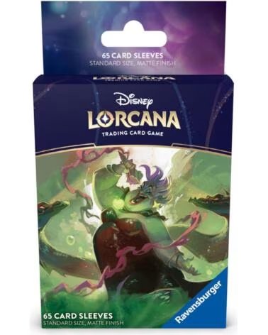 RAVENSBURGER Fundas de cartas disney lorcana ursula 65