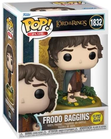 FUNKO pop plus esdla frodo baggins glow in the dark