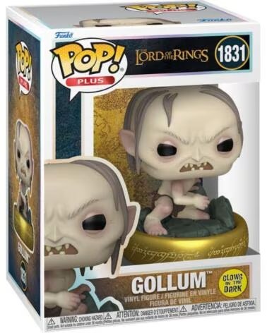 FUNKO pop plus esdla gollum glow in the dark