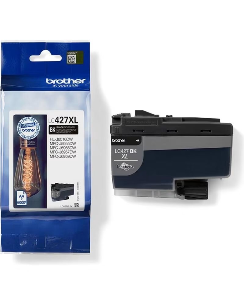 BROTHER Cartucho de Tinta Original LC-427 XL Alta Capacidad- Negro