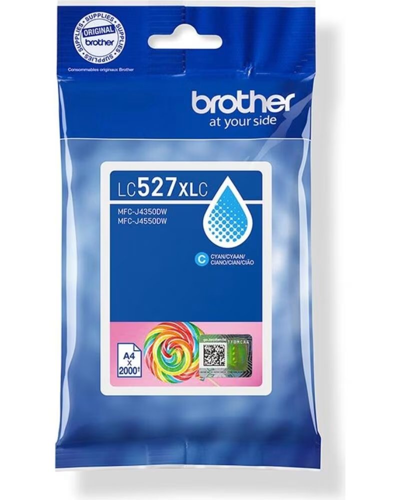 BROTHER Cartucho tinta lc527xlc cian