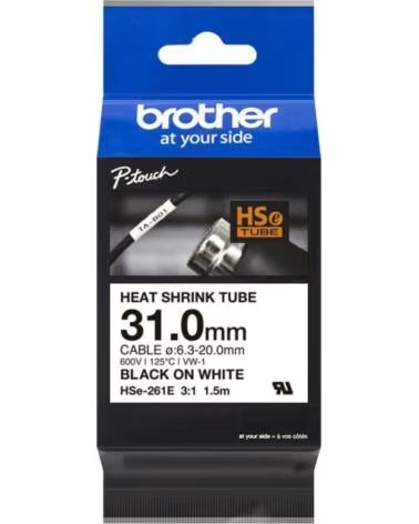 BROTHER Cinta tubo hse261e para cables