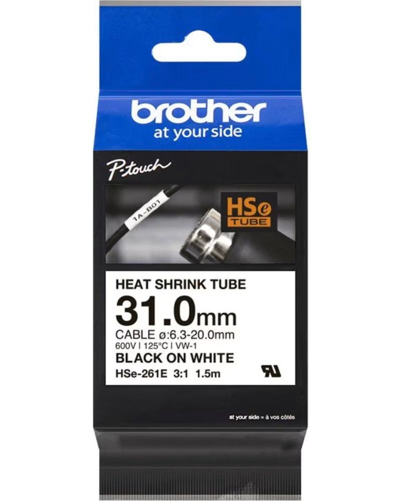 BROTHER Cinta tubo hse261e para cables