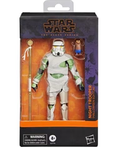 HASBRO FIGURINE STAR WARS THE BLACK SERIES NIGHT TROOPER HALLOWEEN EDITION