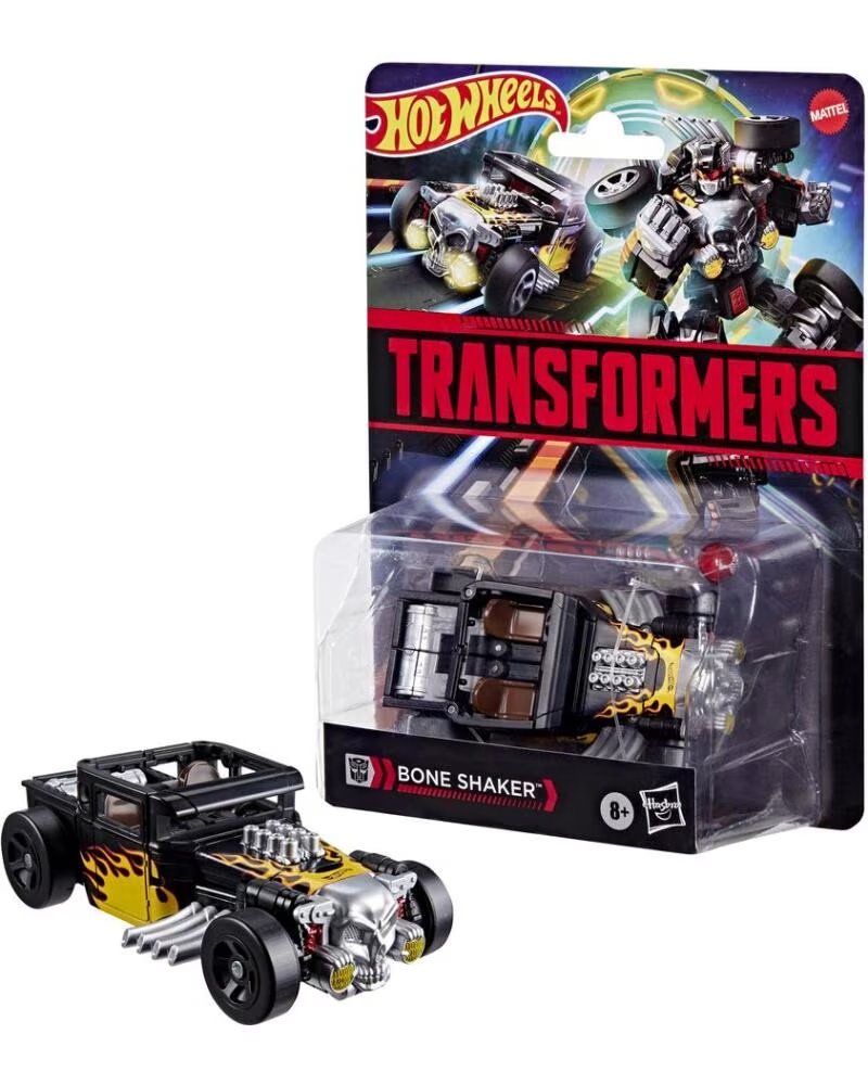 HASBRO VOITURE HOT WHEELS TRANSFORMERS BONE SHAKER