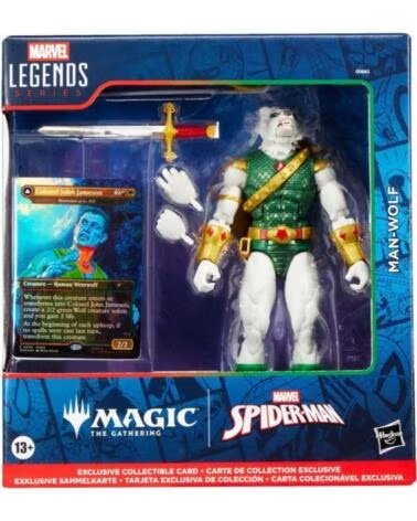 HASBRO ACTION FIGURE MARVEL LEGENDS SERIES MAGIC THE GATHERING MAN-WOLF