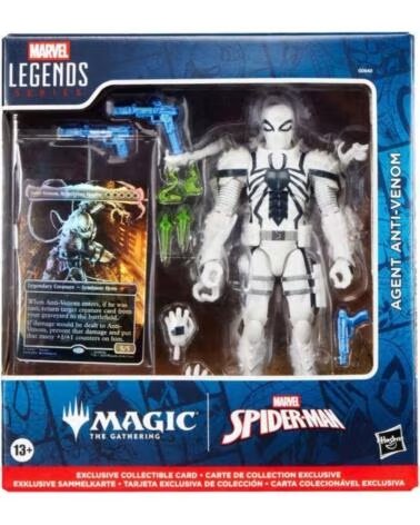 HASBRO FIGURINE MARVEL LEGENDS SERIES MAGIC THE GATHERING AGENT ANTI-VENOM