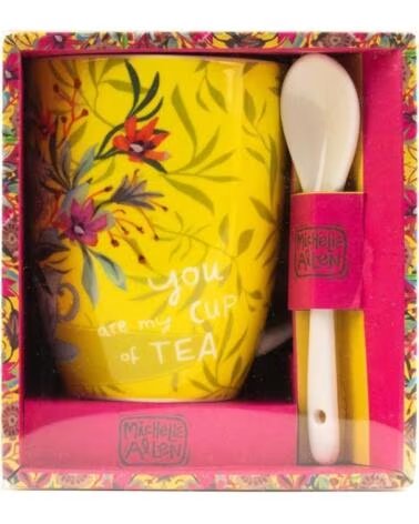 ENESCO Taza con cuchara you are my cup of tea