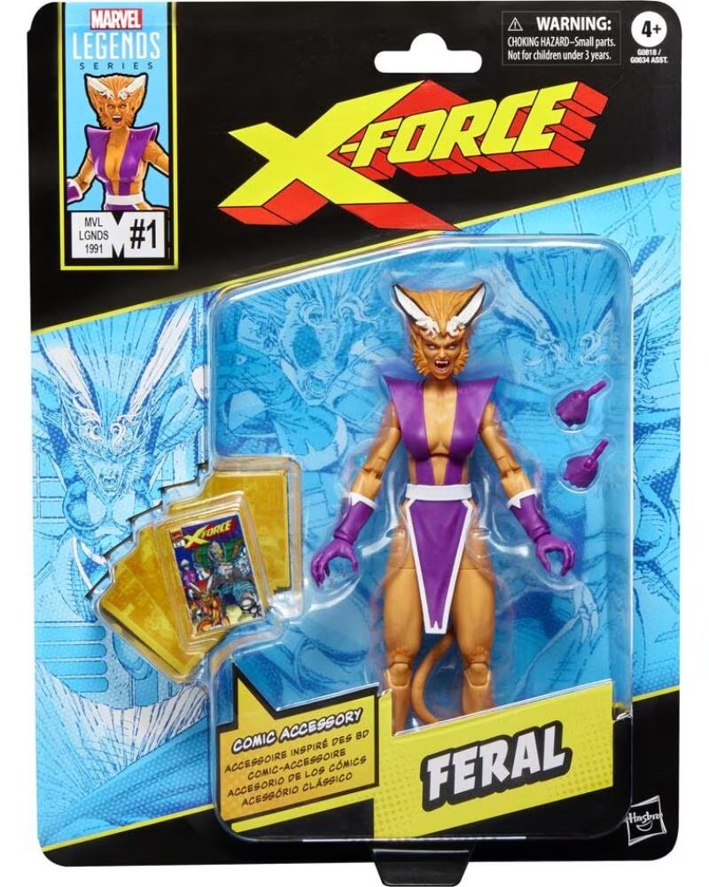 HASBRO MARVEL LEGENDS SERIES X-FORCE FERAL ACTIONFIGUR