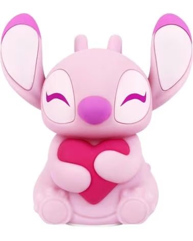 ENESCO LÁMPARA TÁCTIL DISNEY STITCH ANGEL CON CORAZÓN