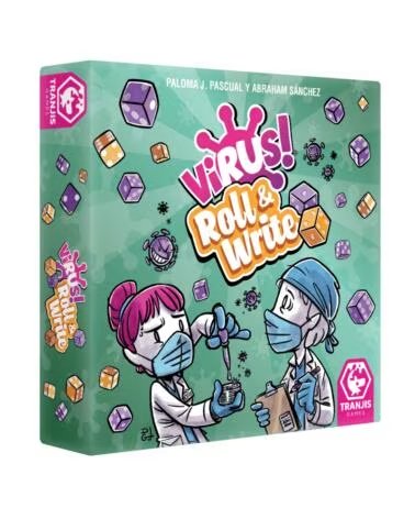 TRANJIS GAMES SL Juego de mesa virus roll write