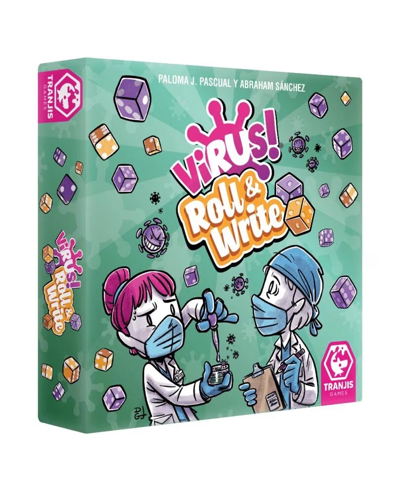 TRANJIS GAMES SL Juego de mesa virus roll write